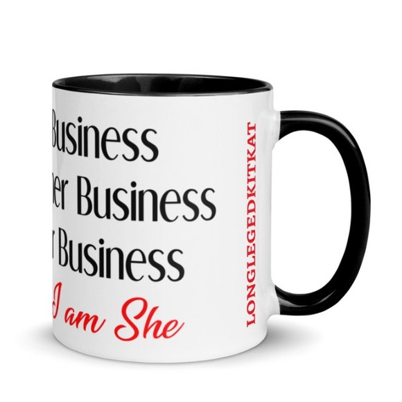 NIB Custom “I am SHE” Graphic Mug-Black - Picture 6 of 9